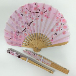Japanese Fan Pink Hand Fan Summer Sakura