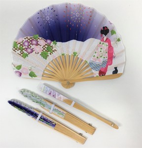 Japanese Fan Hand Fan Hydrangea Summer