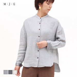 Button Shirt/Blouse Collar Blouse M