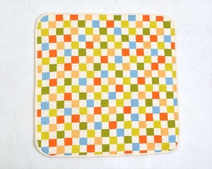Towel Handkerchief Mini Japanese Fine Pattern Ichimatsu