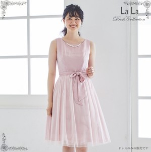 Formal Dress Tulle Pink Satin Pastel 3-colors
