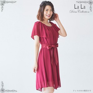 Formal Dress Red Flare 2-way 3-colors