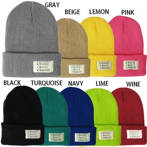 Beanie Knitted Colorful