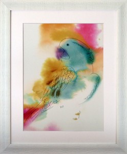 ヒーリングアート Kristine Hegre Paradise Parrot とまり木