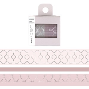 Washi Tape AMIE Masking Tape Dusky Pink Light Pink Stationery