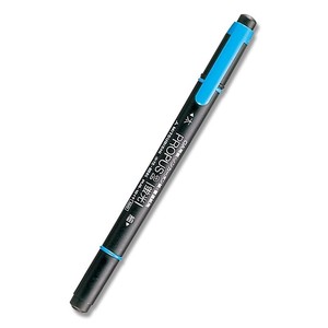日本製　三菱鉛筆（株） 蛍光ペンプロパス2　 空色　水色　ブルー　【まとめ買い10点】