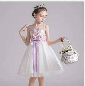 Kids' Formal Dress Vest Summer One-piece Dress M