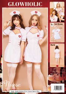 GLOWHOLIC Costume Nurse