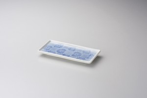 菊紋 皿  【日本製    磁器】