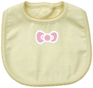 婴儿围兜 棉 Kitty 新生儿 有机 日本制造