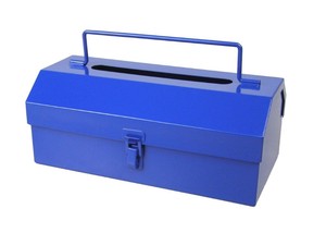ティッシュケース（ツールボックス）ブルー SI-3270-BL