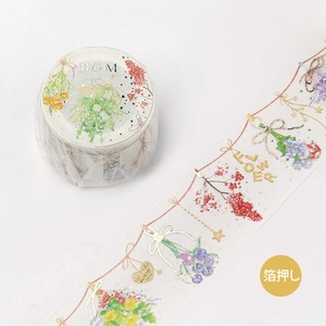 BGM Washi Tape Life Foil Stamping Dry Flower 30 mm