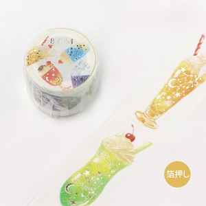 BGM Washi Tape Washi Tape Foil Stamping Cream Soda