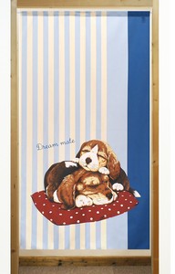 Japanese Noren Curtain Dog Made in Japan