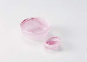 サクラ刺身鉢・千代口（ガラス）  【日本製  ガラス】