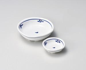 Side Dish Bowl Blue Flower Made in Japan
