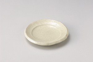 粉引6.0多用皿（作家物）  【日本製    陶器】