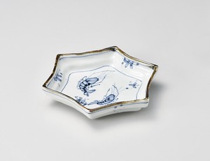 Main Plate Porcelain 6-sun Made in Japan