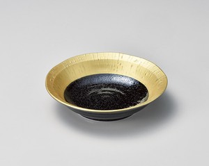 黒潮5.0浅鉢  【日本製    陶器】