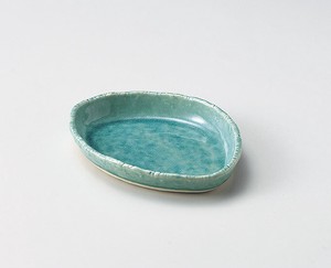 トルコまゆ型鉢  【日本製    陶器】