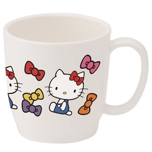 SKATER Wash In The Dishwasher Polypropylene Cup Hello Kitty Face Ribbon Made in Japan