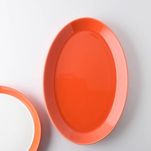 Mino ware Main Plate Orange 29.5cm Made in Japan