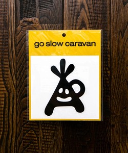＜即納＞【新作】go slow caravan　やぐらちゃん カッティングステッカー