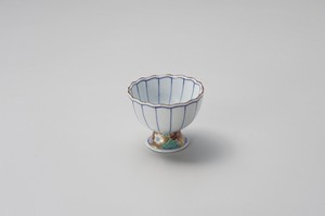菊割春秋色刺3.6小鉢  【日本製    磁器】