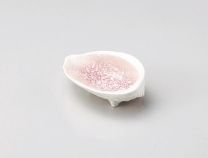ピンク貝型小付  【日本製    強化磁器】