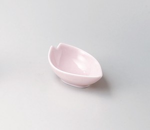 さくら型小付ピンク  【日本製    磁器】