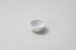 菊線菊形3.0小鉢  【日本製    磁器】