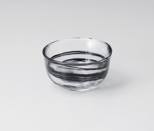 水墨豆鉢黒（ガラス）  【日本製    ガラス】