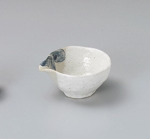 雪化粧木葉3.0片口鉢  【日本製    陶器】