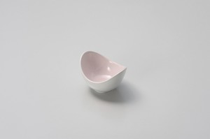Side Dish Bowl Porcelain Pink