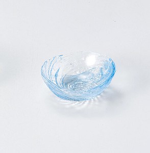 荒波（ブルー）豆珍味（ガラス）  【日本製    ガラス】