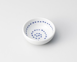 ドットウズ深豆皿  【日本製    陶器】