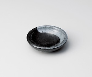 黒刷毛ミニ皿  【日本製    陶器】