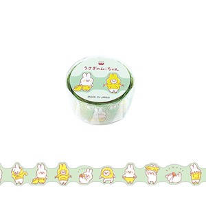 Washi Tape Moo-Chan Rabbit Series Masking Tape Die-Cut Get Dressed