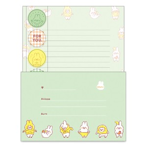 Letter set Get Dressed Moo-Chan Rabbit Series Letter Set