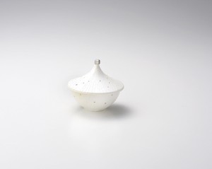 パール傘形円菓子碗  【日本製    磁器】