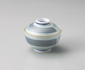 緑雲海煮物碗  【日本製    強化磁器】