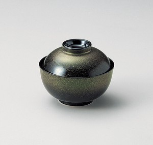 グリーン吹煮物碗（小）  【日本製    強化磁器】