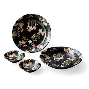 Main Plate Gift Japanese Style Cherry Blossom Assortment Made in Japan
