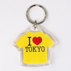 I LOVE TOKYO キーホルダー(Tシャツイエロー)