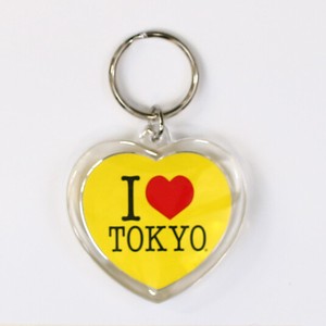 I LOVE TOKYO キーホルダー(ハートイエロー)