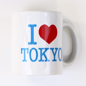 I LOVE TOKYO マグカップ ブルー