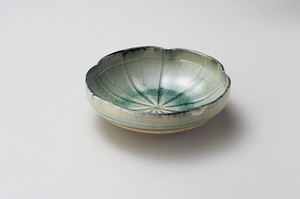 御深井花型大鉢  【日本製    陶器】