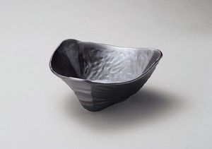 Ginsai三角盛鉢  【日本製    陶器】