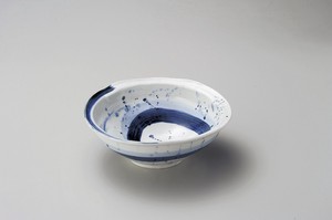 Main Dish Bowl Porcelain 7.5-sun Made in Japan