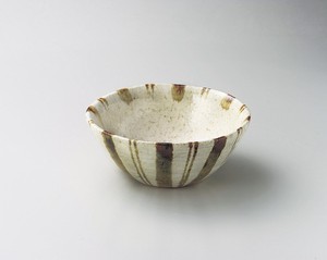 白砂錆十草 鉢  【日本製    陶器】